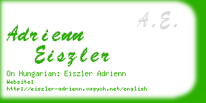 adrienn eiszler business card